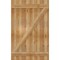 Ekena Millwork Joined Board-n-Batten Shutters w/Z-Bar, Rough Sawn Western Red Cedar, 32 1/4W x 51H, PR RBJ06Z32X051RWR - alternate 5